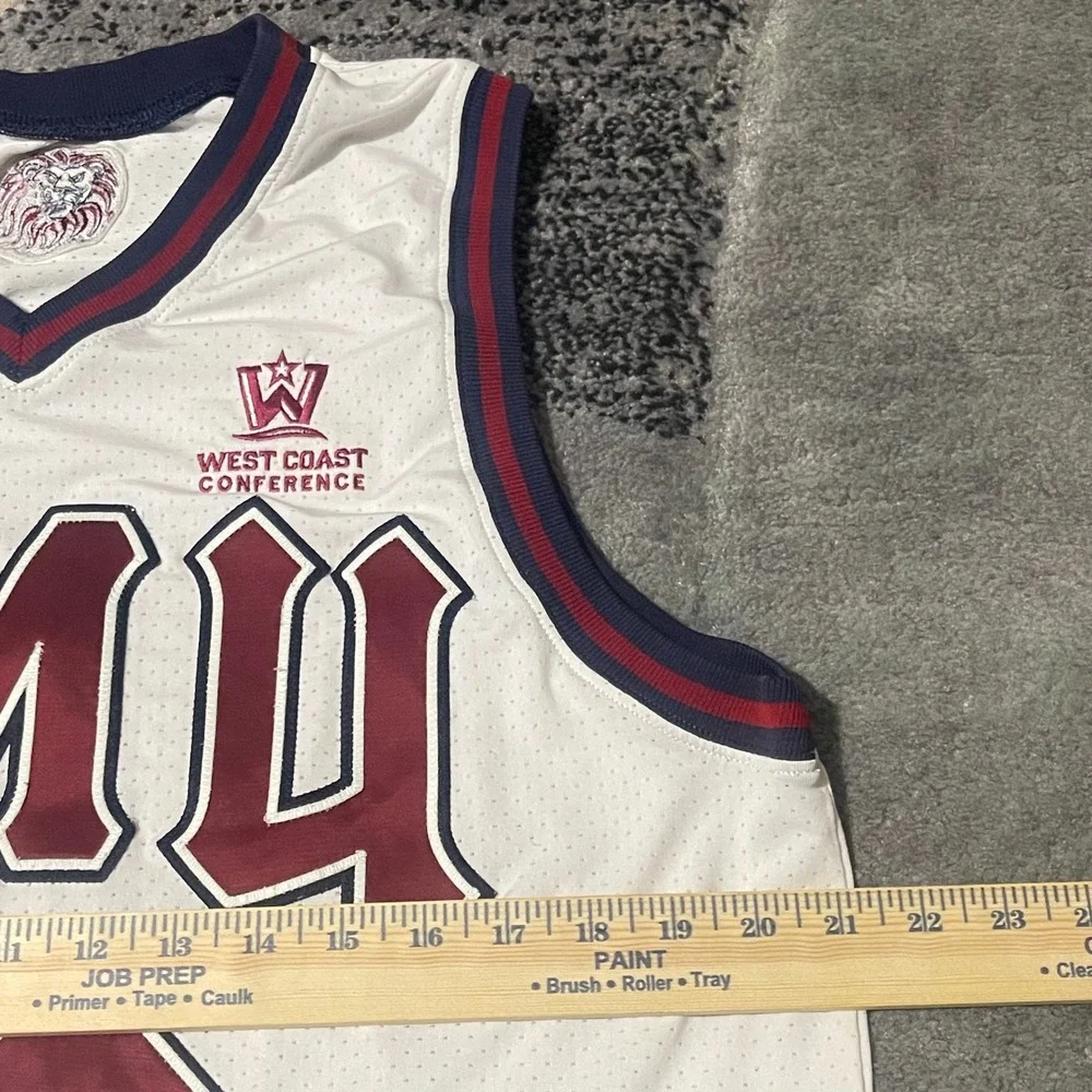 Adidas LMU Basketball Jersey Men XL White Loyola Marymount Lions NCAA Team Issue
